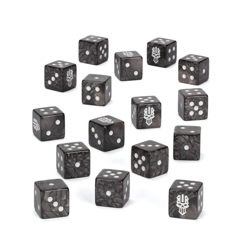 CHAOS SPACE MARINES: IRON WARRIORS DICE SET    