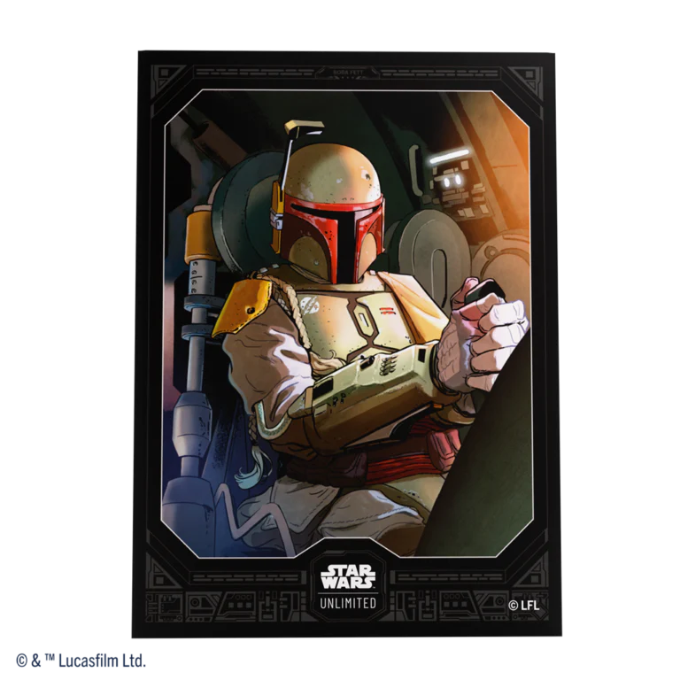 STAR WARS UNLIMITED:  GAMEGENIC - MICAS ART SLEEVES BOBA FETT C/60