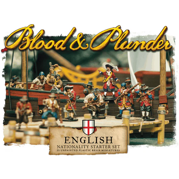 BLOOD & PLUNDER: ENGLISH NATIONALITY STARTER SET (METAL)