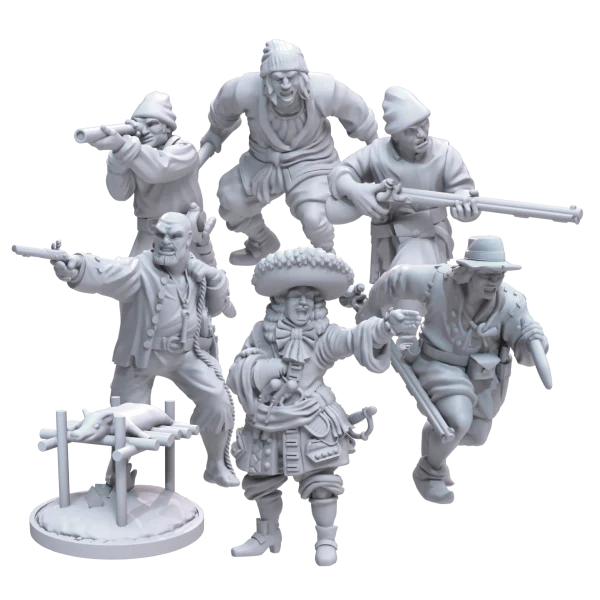 BLOOD & PLUNDER: FRENCH BUCCANEERS FACTION BOX (PLASTICO)