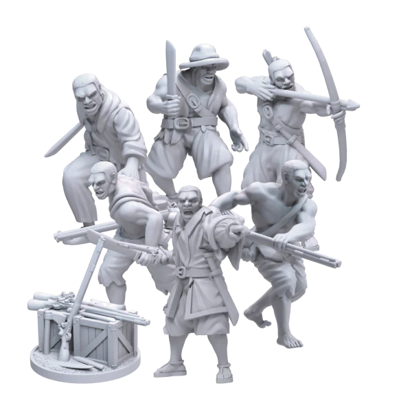 BLOOD & PLUNDER: JAMAICAN PIRATES FACTION BOX (PLASTICO)