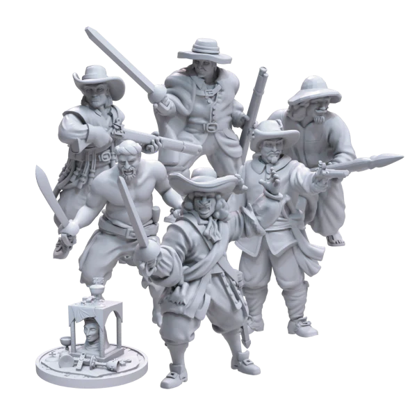 BLOOD & PLUNDER: SPANISH GUARDA COSTA FACTION BOX (PLASTICO)