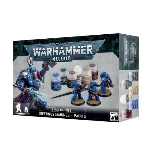 SPACE MARINES: INFERNUS MARINES + PAINT SET