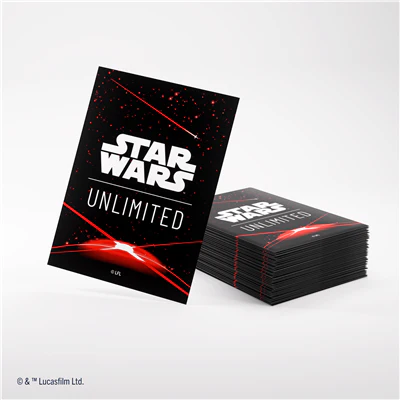 STAR WARS UNLIMITED: GAMEGENIC - MICAS PREMIUM CARD BACK RED C/60