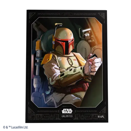 STAR WARS UNLIMITED:  GAMEGENIC - MICAS ART SLEEVES BOBA FETT C/60