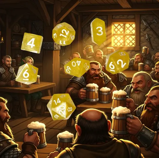 DADOS DUNGEONPUNK GAMING (DWARVEN ALE)