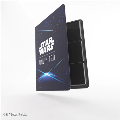 STAR WARS UNLIMITED: GAMEGENIC - CASUAL ALBUM 18 POCKET CARD BACK BLUE