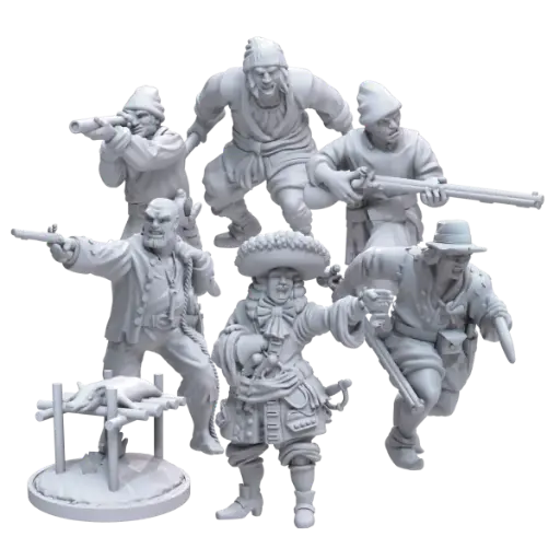 BLOOD & PLUNDER: FRENCH BUCCANEERS FACTION BOX (PLASTICO)