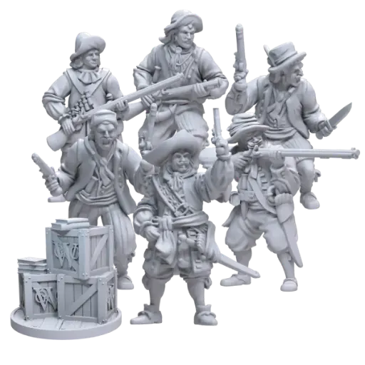 BLOOD & PLUNDER: DUTCH KAPERS FACTION BOX (PLASTICO)