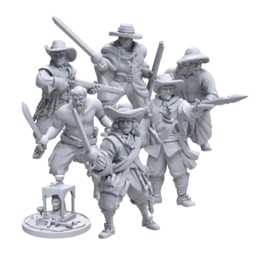 BLOOD & PLUNDER: SPANISH GUARDA COSTA FACTION BOX (PLASTICO)